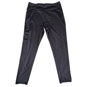 ClimateRight by CuddlDuds High Waisted Black Athletic Leggings Womens Size XL